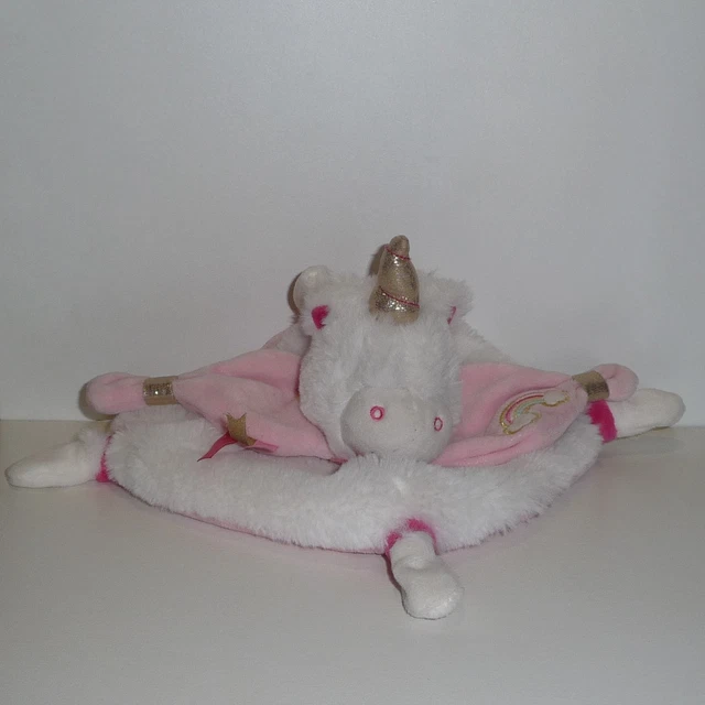 Kuscheltuch Einhorn Babynat Baby Nat ' - Rose Weiß