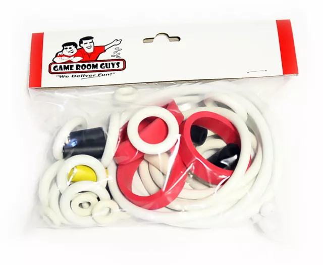 Williams Whirlwind Pinball Machine Replacement Repair Rubber Ring Kit White