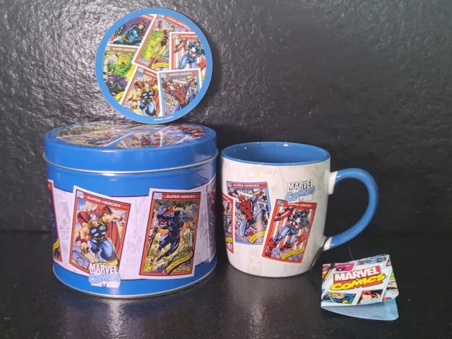 Mug dessous de verre et boite métallique MARVEL COMICS Pyramid International