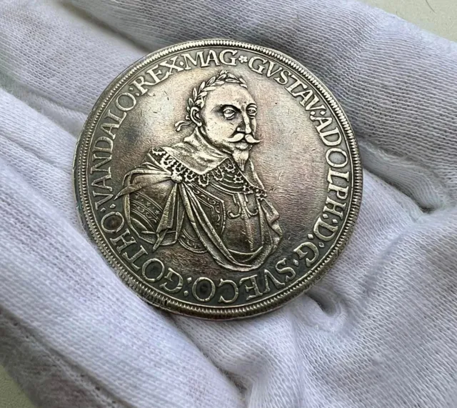 1632 Augsburg taler, Gustav Adolf