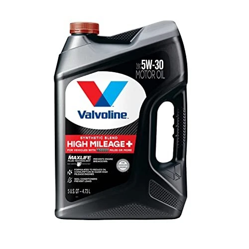 High Mileage 150K with Maxlife Plus Technology 5W-30 Motor Oil 5 Quart