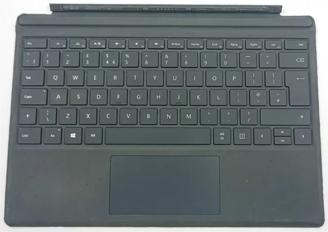 Microsoft Surface Pro 3 4 5 6 7 Type Cover UK Keyboard Very Good (NO BACKLIGHT)