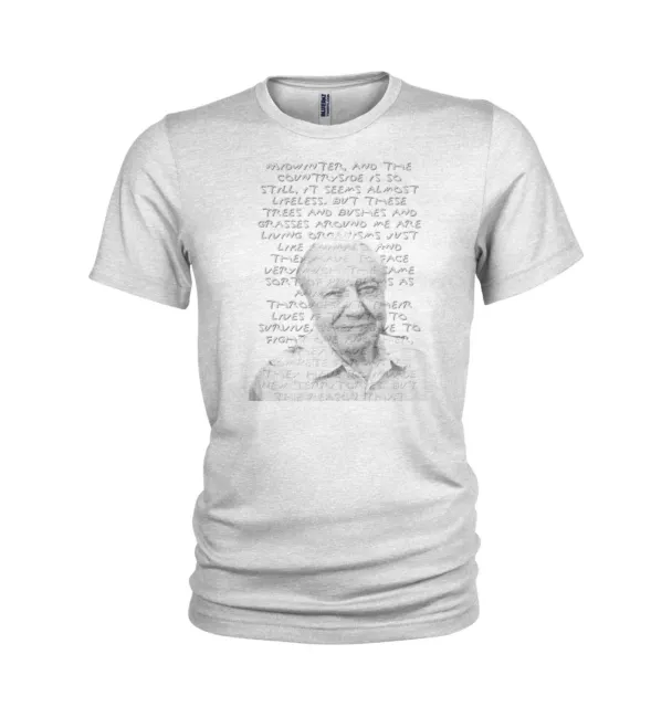 David Attenborough BBC Legend Privato Life Di Piante T-Shirt