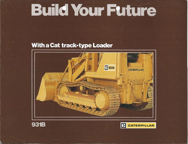 EQUIPMENT BROCHURE - Caterpillar - 931B - Track-Type Loader - c1977 ...