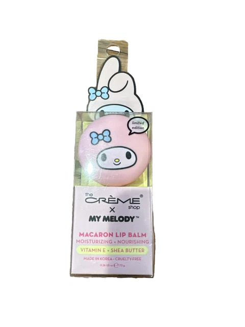 Creme Shop x My Melody  MACARON LIP BALM Strawberry Banana Limited Edition New