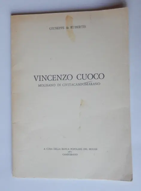 Vincenzo Cuoco-civitacampomarano, DE RUBERTIS,24 cm, 30 pg,DEDICA