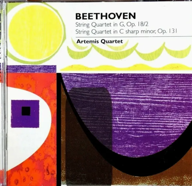 Beethoven - String Quartets, OPP. 18/2 & 131, Artemis Quartet -  CD, VG