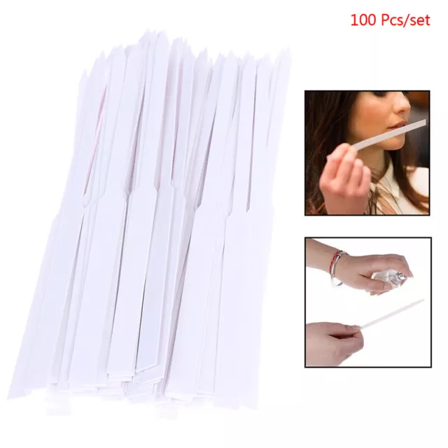 100 piezas tiras reactivas de fragancias para aromaterapia de perfumes probador de aceites esenciales Pa_uk
