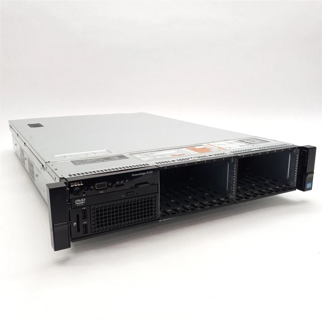 Dell PowerEdge R720 16-Bay SFF 2*E5-2680 2.70GHz 112GB NO HDD H710P Mini Server