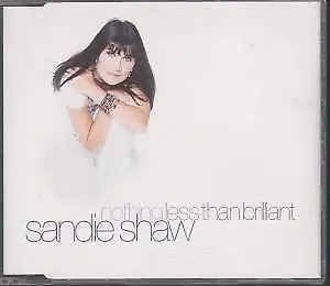Sandie Shaw Nothing Less Than Brilliant CD UK Virgin 1994 white disc b/w piano
