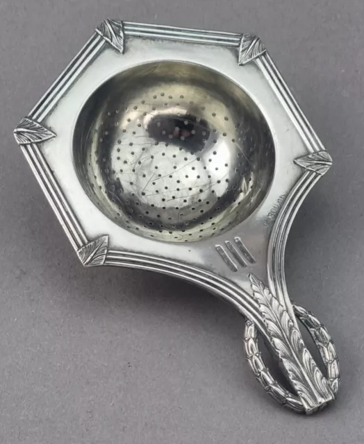 Jugendstil Teesieb 800er Silber Hugo Böhm Schwäbisch Gmünd Tea Strainer (122) 3