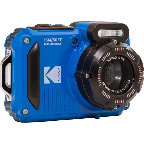 Kodak Pixpro WPZ2 15M Waterproof Digital Camera 4x Zoom 16 MP in BLUE (UK)  BNIB