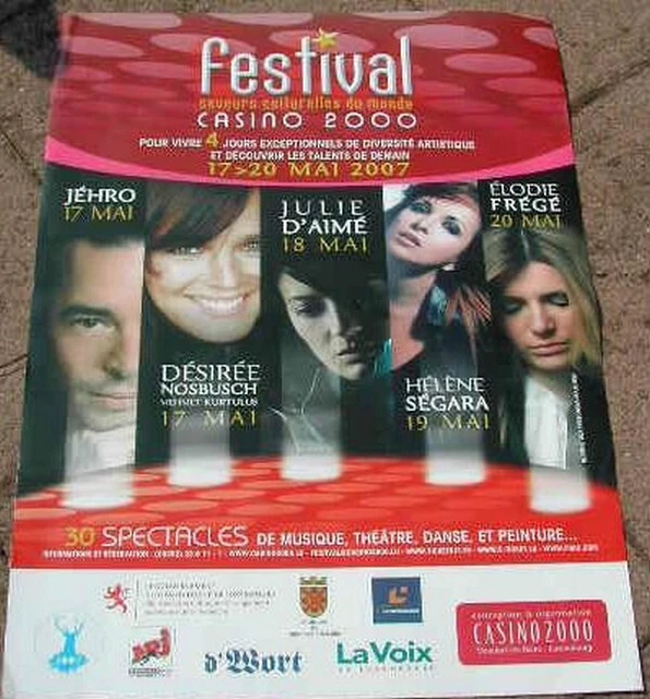 ELODIE FREGÉ 60x80cm Affiche de Concert Originale EUR 16,95 PicClick FR