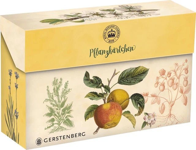 Kew Gardens - Pflanzkärtchen für das Gartenbeet Box mit 80 Karten Stück farbig