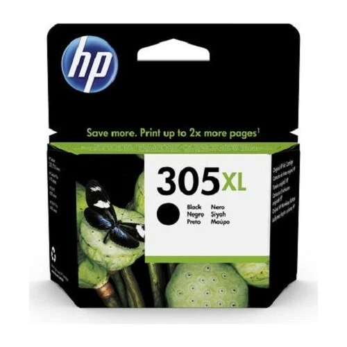 Hp Cartuccia Inchiostro Ink Nero Black 305Xl 3Ym62Ae  305 Xl Nuovo Originale