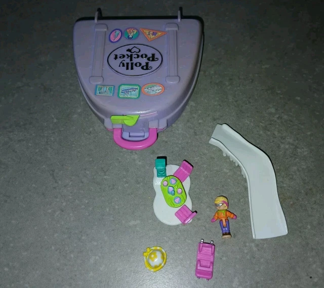 Polly pocket vintage ski neige valise - Jeux & Jouets