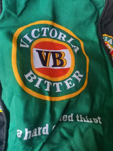 Victorian Bitter VB Bean Bag Cover Collectable Man Cave Beer Tear Drop Shape