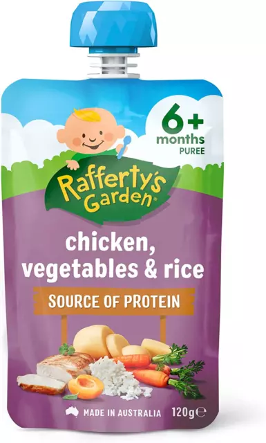 Chicken, Vegetables and Rice Baby Food 120 G (Case of 6)