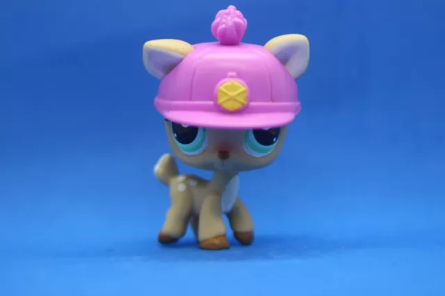 Authentic Littlest Pet Shop # 979 Tan Spotted Deer Fawn biche faon