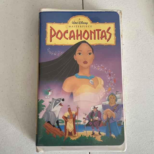 Pocahontas (VHS, 1996) A Walt Disney Masterpiece Film Clam Shell Case
