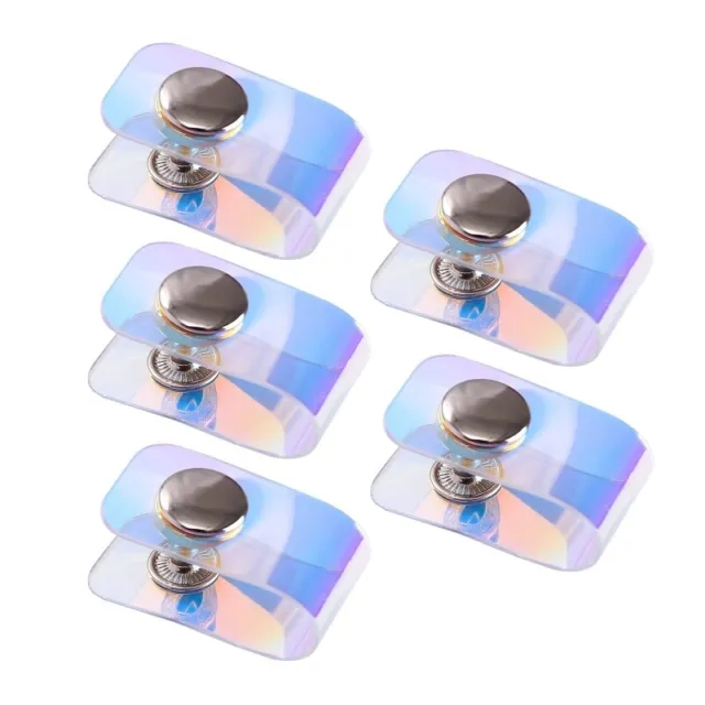 5Pcs Cable Organzier Clips Transparent Charger Line Winder for Case for Home