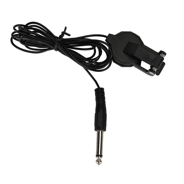 CLIP ON CONTACT Microphone Piezo Pickup Transducer for Acoustic Guitar