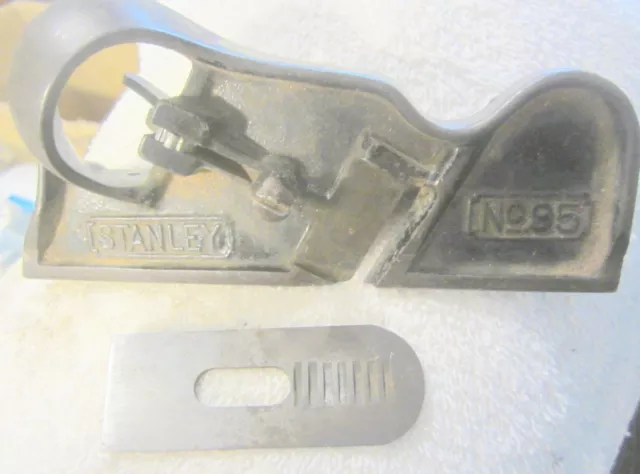1912 patent Stanley SW No. 95 Edge Trimming Block Plane Sweetheart VTG tool