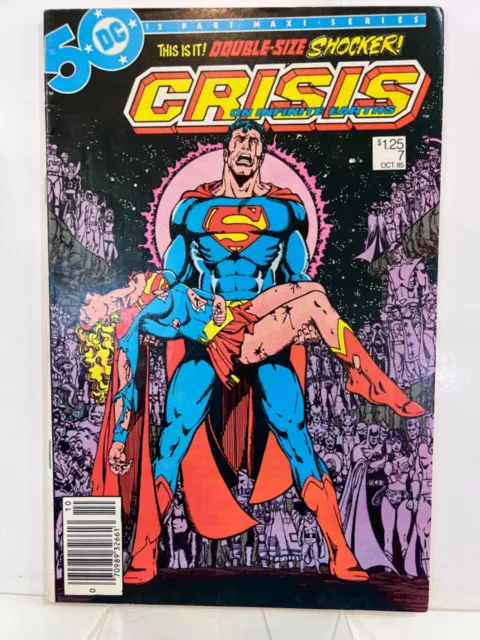 Crisis on Infinite Earths #7 DC Comics OCT 1985 Death of Supergirl VF/NM