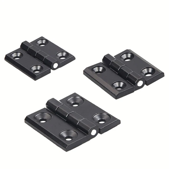 Butt Hinges Door Metal Black Hinges Cabinet Aluminium Box Backflap Shed
