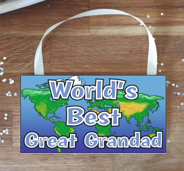 Tolles Opa Plakette Geschenk - Weltbestes - Spaß niedliche Neuheit Schild Geschenk