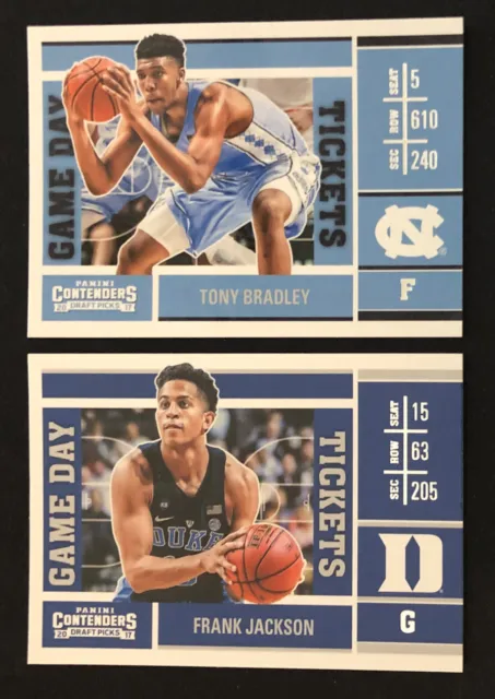2017 Contenders DP Basketball Game Day Tickets Insert Cards Singles You Pick