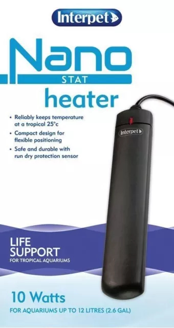 Interpet Nano Stat Mini Aquarium Heater 10w