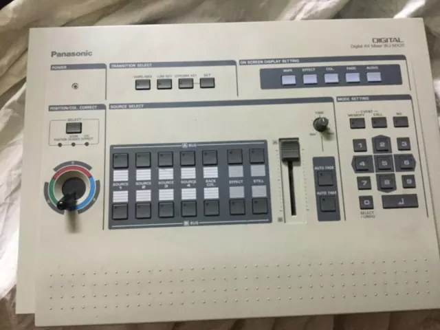 Panasonic Model WJ-MX20  Digital AV Mixer - Great Condition