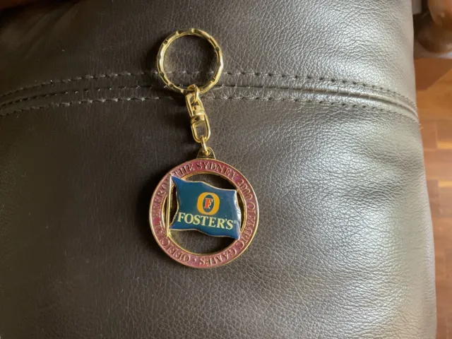 Fosters Lager  2000 Sydney Olympics Key Ring.brand New.