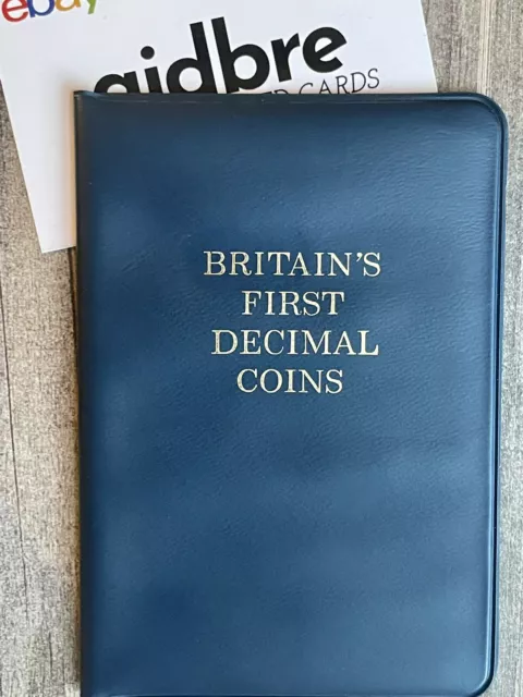 Decimal Day Commemorative Coin Set, Britains First Decimal Coins, February 1971