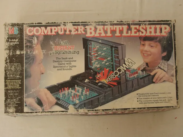 Vintage Computer Battleship MB Electronics 1980's electronic game - Not working