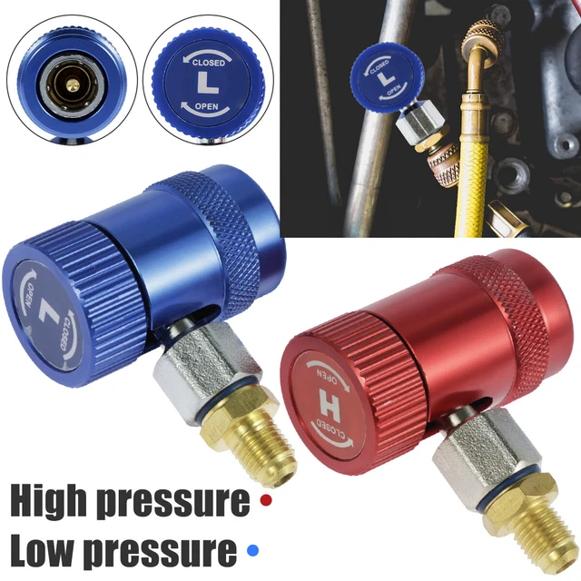 2X A/C ADJUSTABLE R1234yf Quick Connector Refrigerant Air Conditioning ...