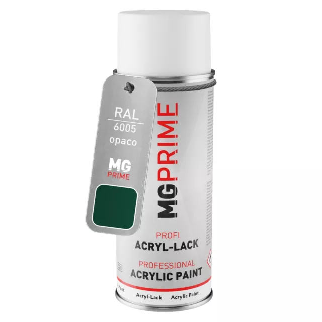 RAL 6005 Verde muschio Bomboletta spray 400 ml opaco asciugatura rapida