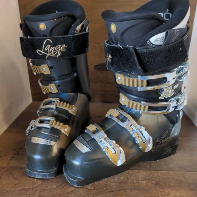 Lange Exclusive RX90 Surefoot Ski Boots Size 24-24.5  Women US 7-7.5 Mondo 286mm