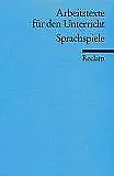 Sprachspiele. (Lernmaterialien) von Rainer Weller | Buch | Zustand gut