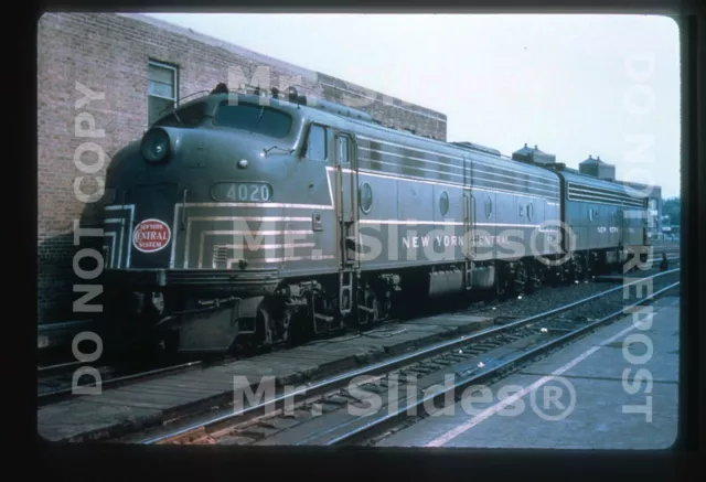 Duplicate Slide NYC New York Central Lightning Stripe E8A 4020 & E8A