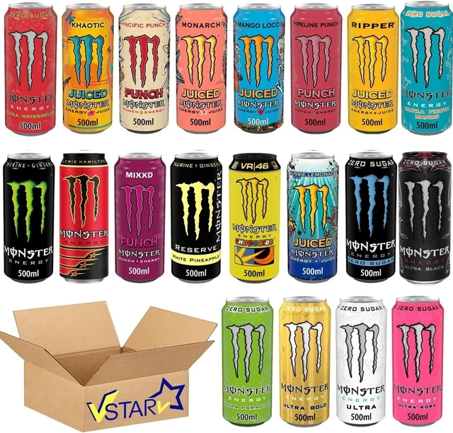 MONSTER ENERGY DRINK Variety Pack Flavors 500ml Cans 13 99 PicClick UK