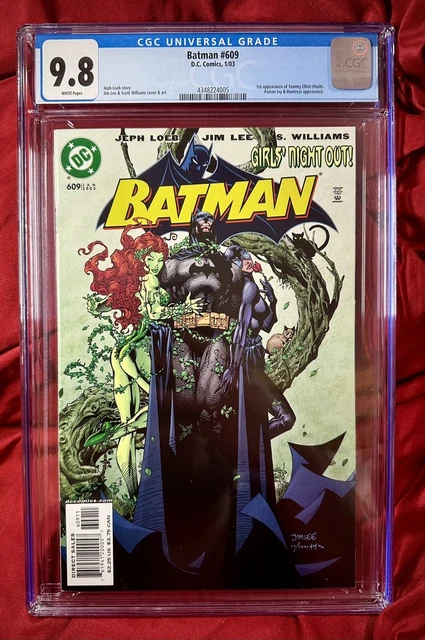 🟡 BATMAN #609 | CGC 9.8 | First Appearance Of Hush | Jim Lee Jeph Loeb Classic!