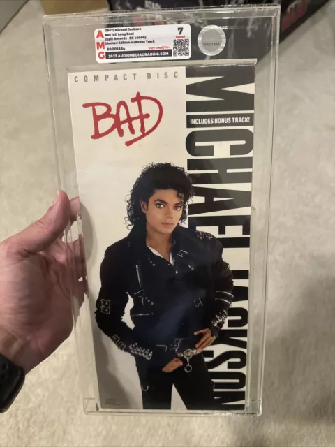 Sealed AMG 7 1987 Michael Jackson Bad CD Epic Long Box Original First New