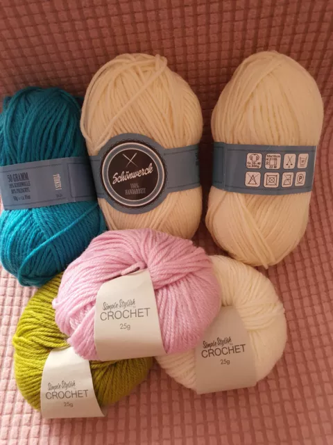 Wollpaket gemischt, 225g