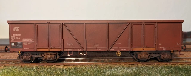 ROCO H0 47208 DC, Hochbordwagen Eaos der FS, patiniert in OVP EUR 85,00 ...