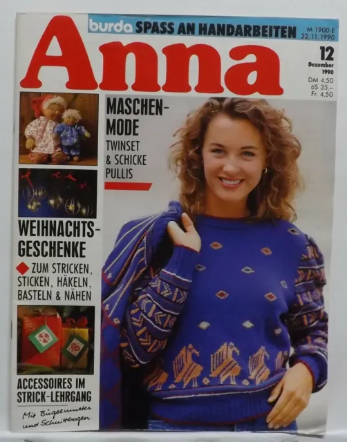 Anna burda Spass an Handarbeiten Heft 12 - 1990