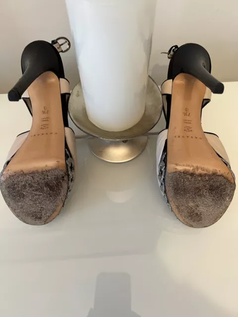 Casadei Two Tone womans heels size 7.5 3