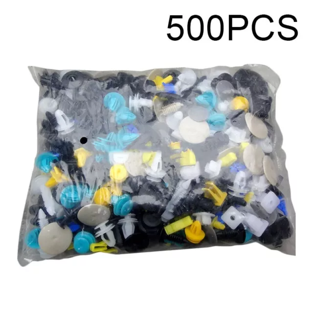 500*-Car Automotive Push Pin Rivet Body Trim Clip Panel Interior Assortment