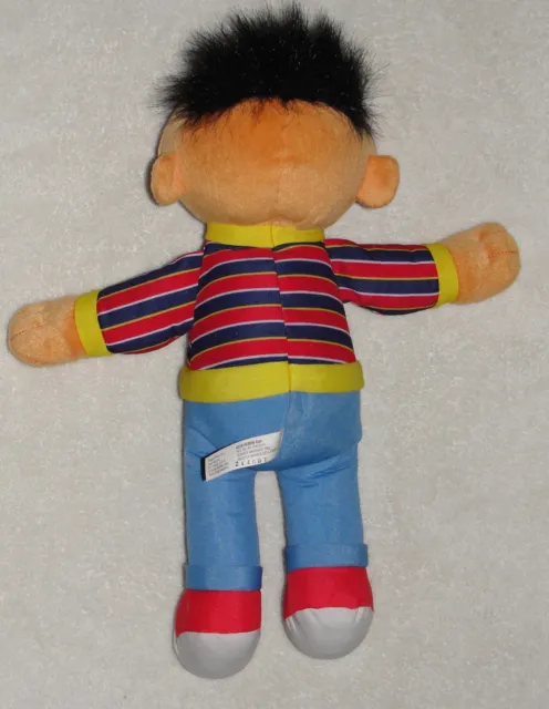 Sesame Street Plush Ernie Doll Mattel Fisher Price Stuffed Toy 15" 2009 2